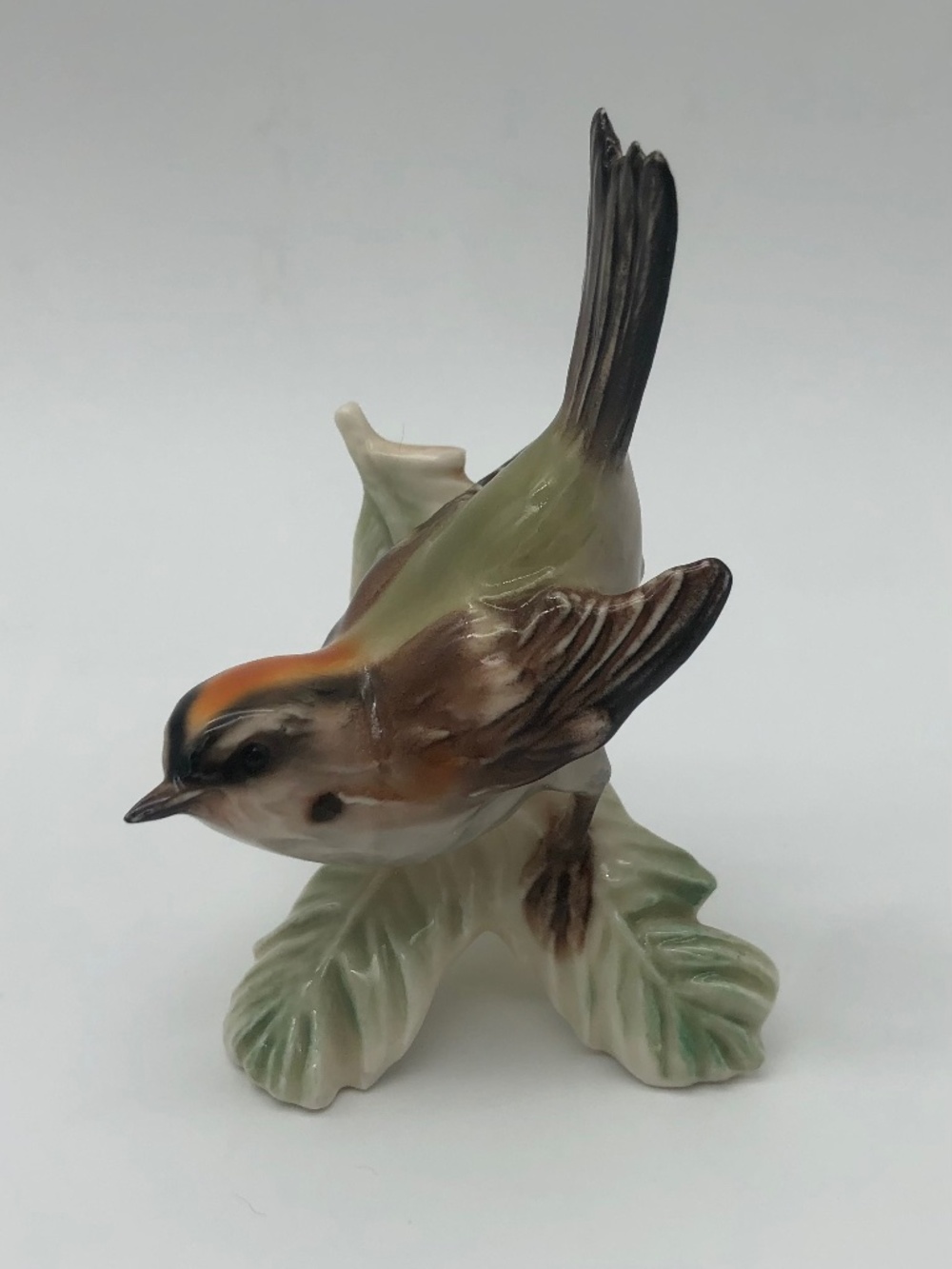 Goebel Firecrest Bird Porcelain High Gloss Made in West Germany 4"